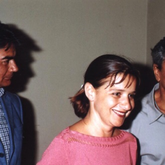 6 Caetano Veloso, Lucho Ferruzzo , Maria Rita Stumpf Theatro municipal espetpáculo de Eva Yerbabuena 2002.